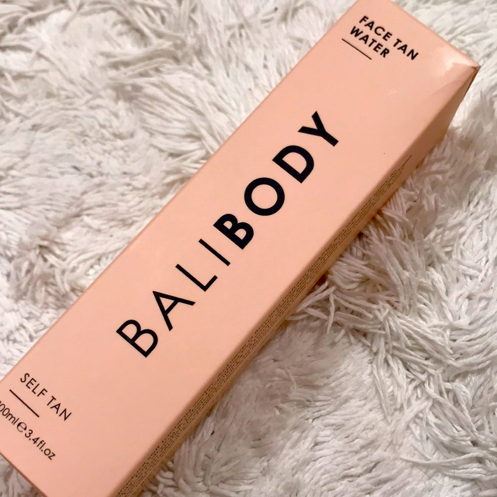 Face tan water